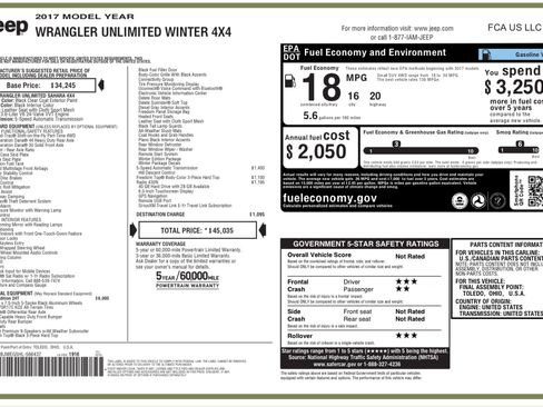 Used 2017 Jeep Wrangler Unlimited Sahara image 3