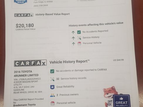 Used 2016 Toyota 4Runner Limited image 6