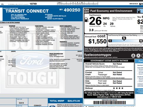 Used 2021 Ford Transit Connect XL image 13