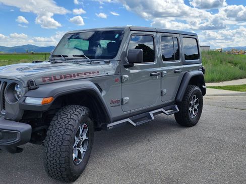 Used 2022 Jeep Wrangler Unlimited Rubicon w/ LED Lighting Group image 1