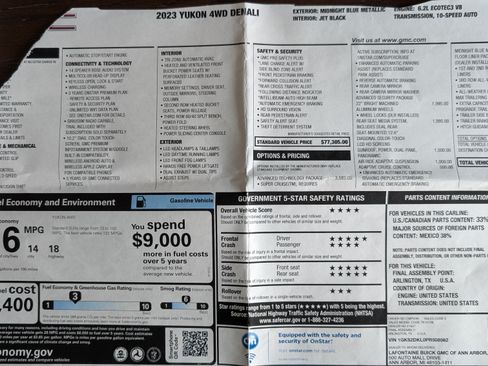 Used 2023 GMC Yukon Denali w/ Advanced Technology Package image 24