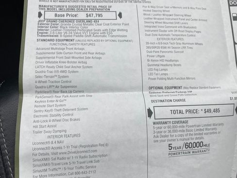 Used 2017 Jeep Grand Cherokee Overland image 23