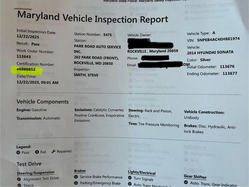 Used 2014 Hyundai Sonata GLS w/ Popular Equipment Group 2 image 2