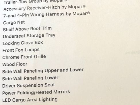 Used 2020 RAM ProMaster 3500 w/ Mopar Trailer Tow Group image 14