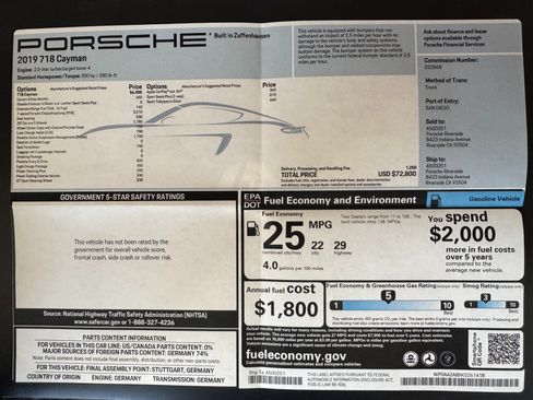 Used 2019 Porsche 718 Cayman image 26