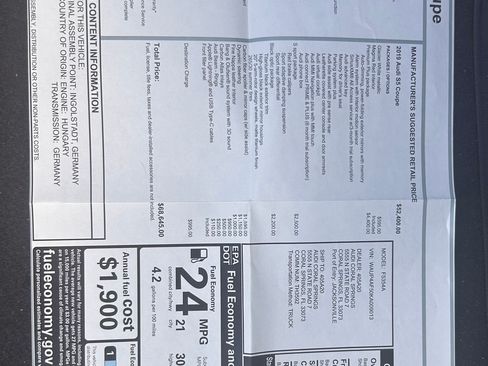 Used 2019 Audi S5 Premium Plus w/ Premium Plus image 14