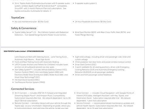 Used 2024 Toyota Tundra 1794 Edition image 22