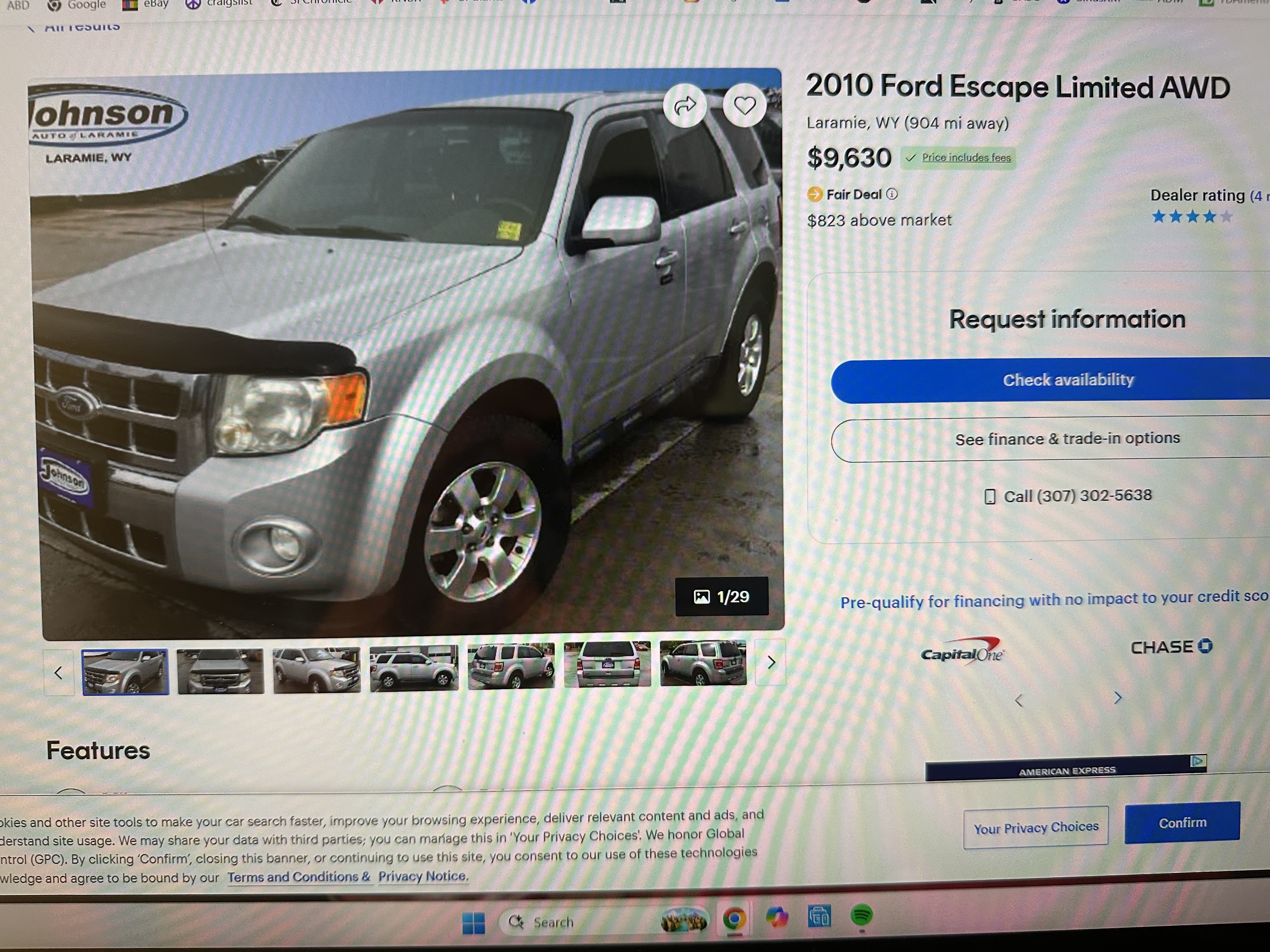 Used 2010 Ford Escape Limited FWD image 11
