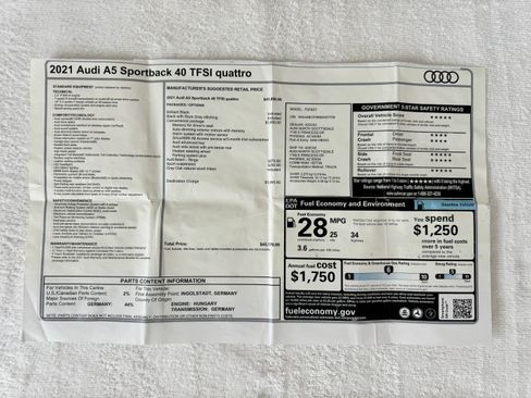 Used 2021 Audi A5 2.0T Premium image 27