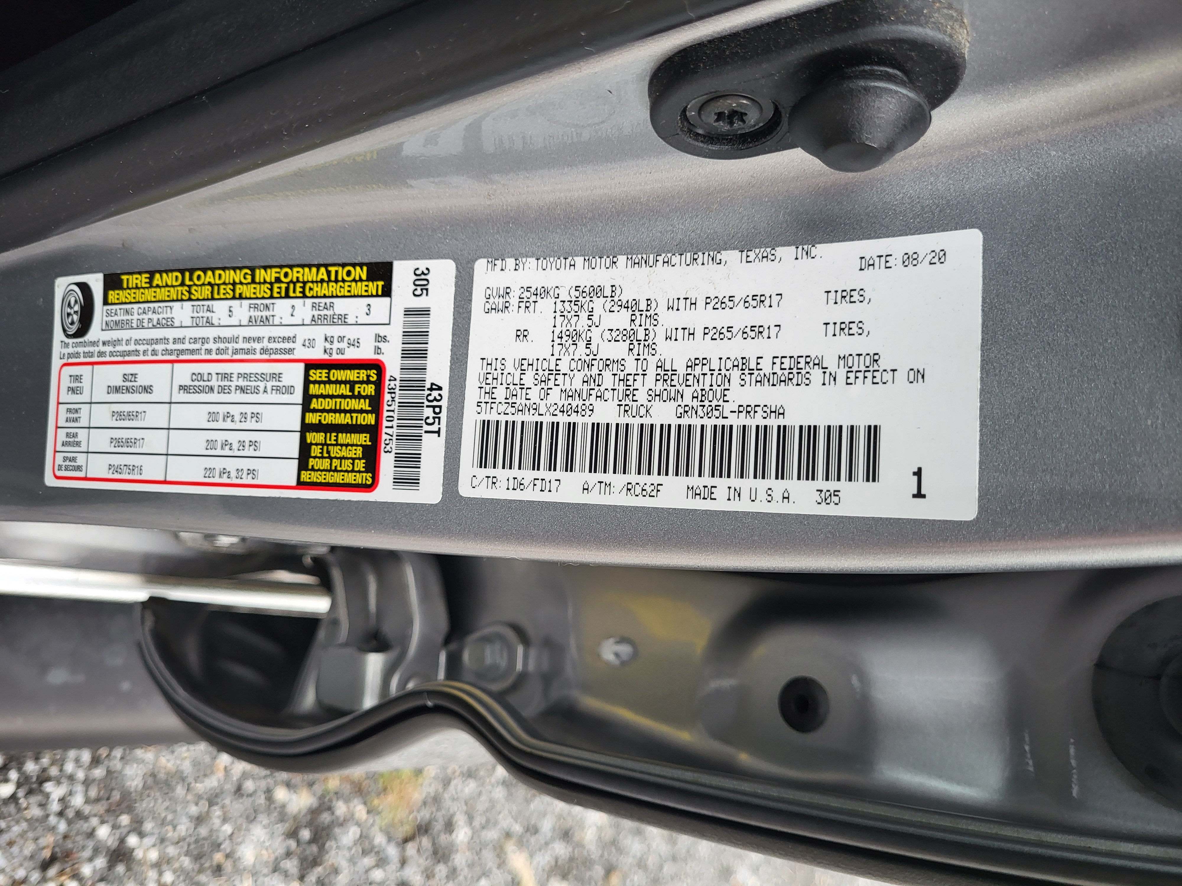 Used 2020 Toyota Tacoma TRD Sport AWD/4WD image 20