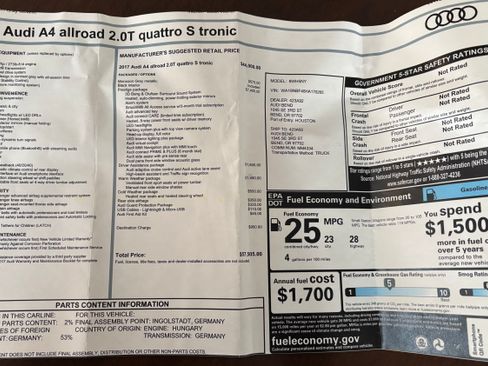 Used 2017 Audi A4 2.0T allroad Prestige image 19
