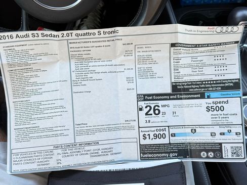 Used 2016 Audi S3 Premium Plus image 8