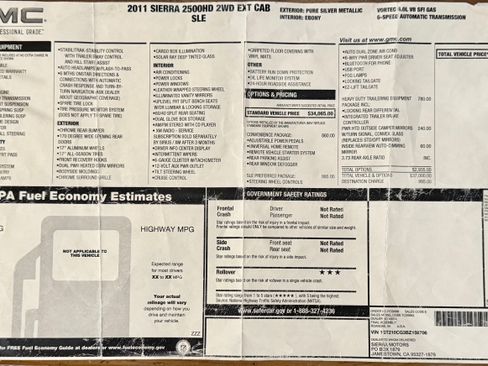 Used 2011 GMC Sierra 2500 SLE w/ SLE Preferred Package image 17