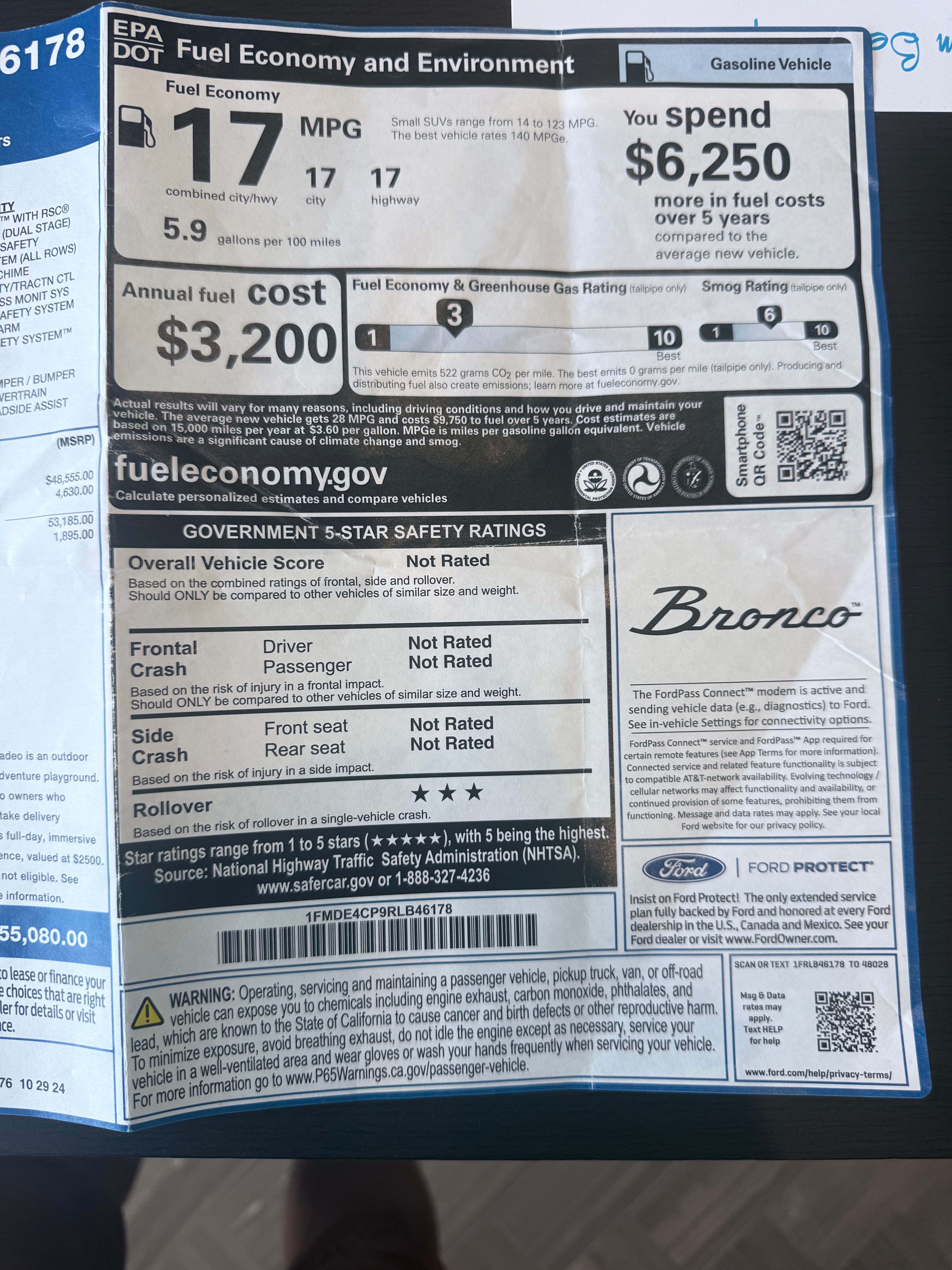 Used 2024 Ford Bronco Heritage Edition AWD/4WD image 16