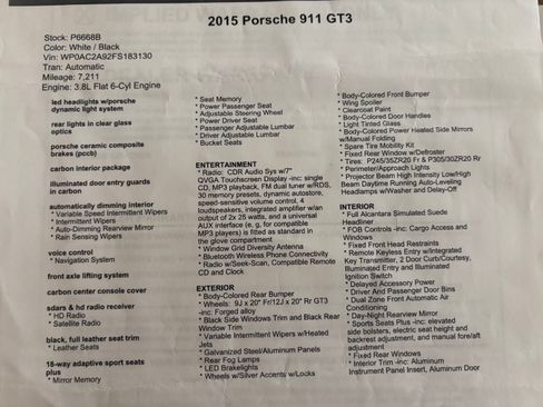 Used 2015 Porsche 911 GT3 image 15