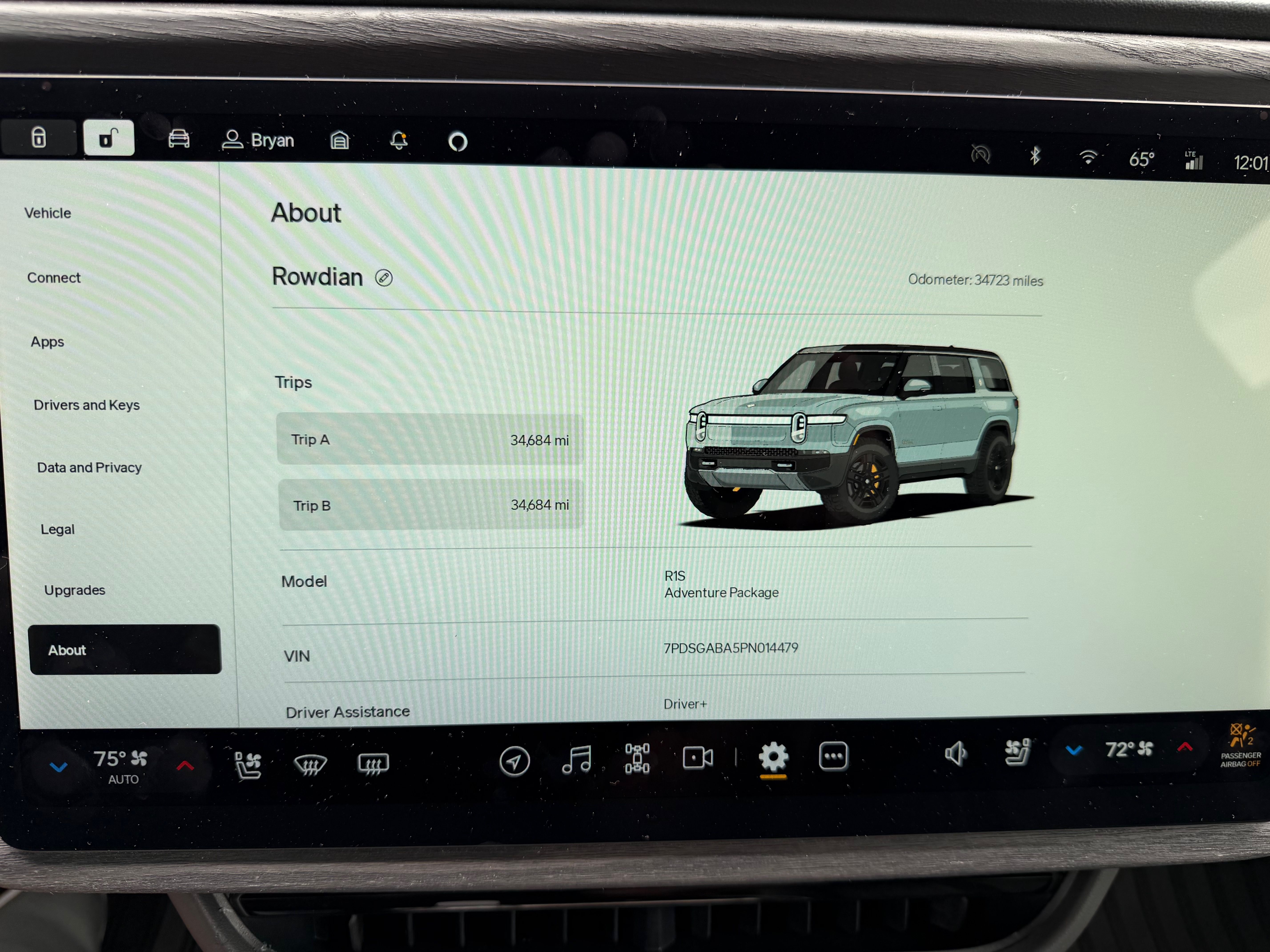 Used 2023 Rivian R1S Adventure Quad AWD/4WD image 5