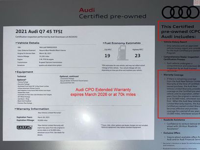 Used 2021 Audi Q7 2.0T Premium Plus w/ Executive Package