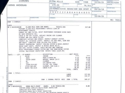 Used 2019 Honda Civic Sport image 5