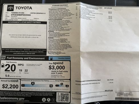 Used 2023 Toyota Tundra Limited image 14