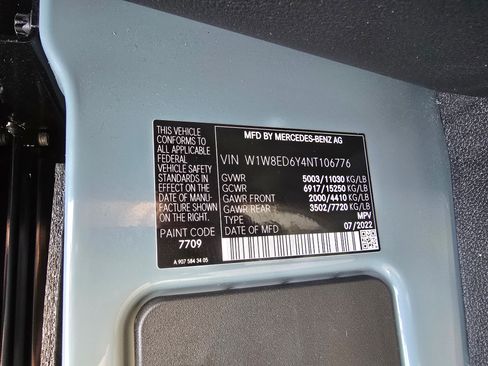 Used 2022 Mercedes-Benz Sprinter 3500 image 21