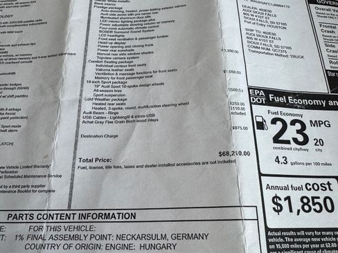 Used 2018 Audi A6 3.0T Prestige w/ Prestige Package image 6