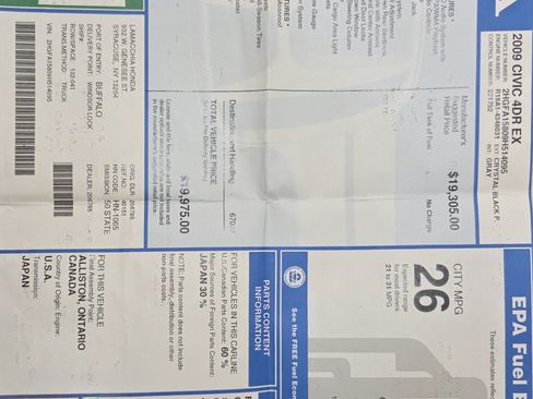 Used 2009 Honda Civic EX image 7