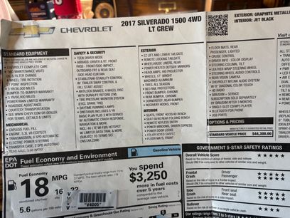 Used 2017 Chevrolet Silverado 1500 LT w/ All Star Edition
