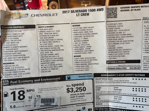 Used 2017 Chevrolet Silverado 1500 LT w/ All Star Edition image 1