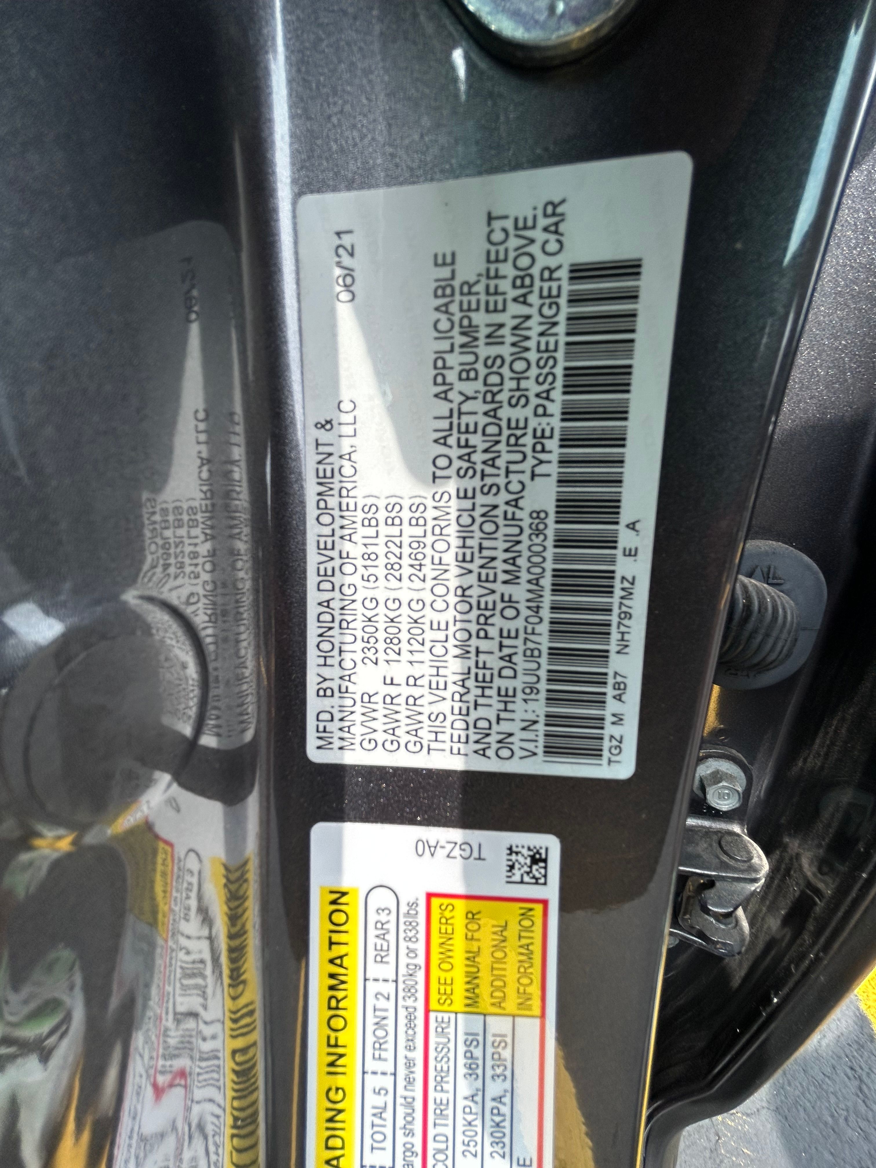 Used 2021 Acura TLX Type S AWD/4WD image 15