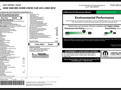 Used 2024 RAM 3500 Big Horn w/ Sport Appearance Package image 15