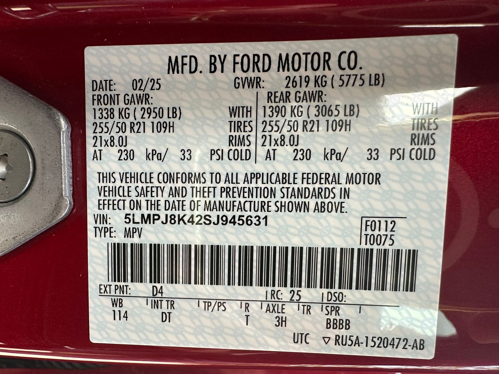 Used 2025 Lincoln Nautilus Reserve AWD/4WD image 11