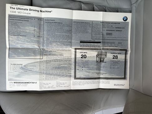 Used 1998 BMW M3 Coupe 2D image 21