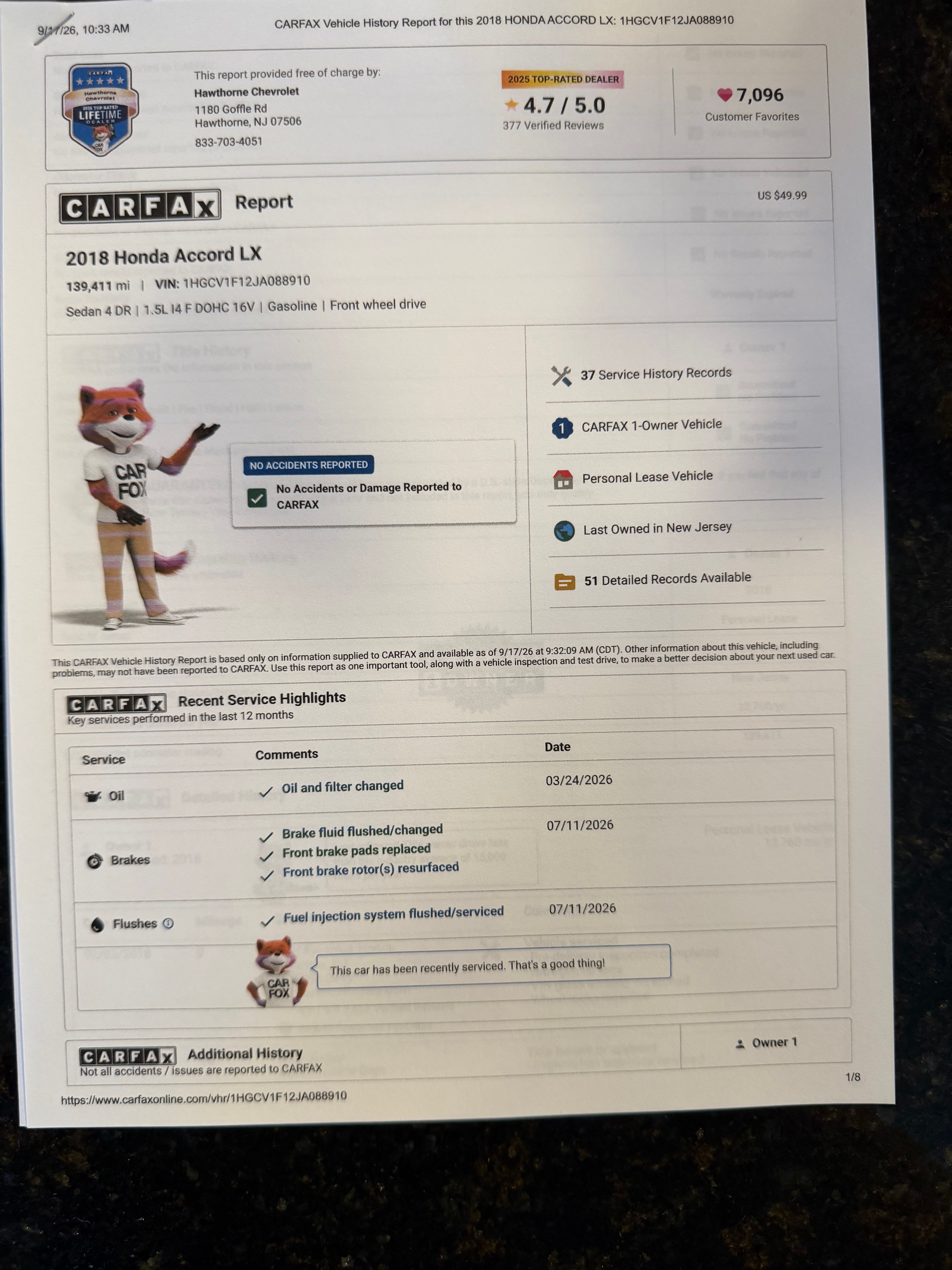 Used 2018 Honda Accord LX image 31