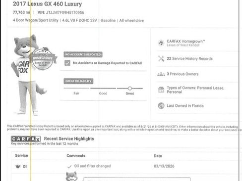Used 2017 Lexus GX 460 Luxury AWD/4WD image 26