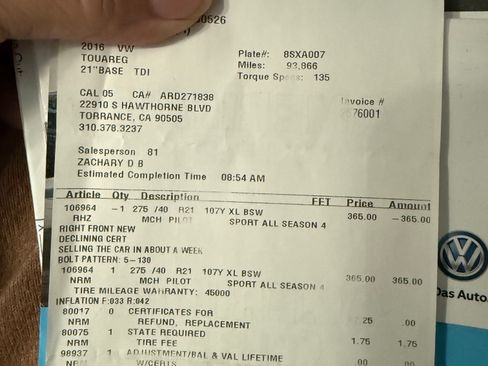 Used 2016 Volkswagen Touareg Executive image 31