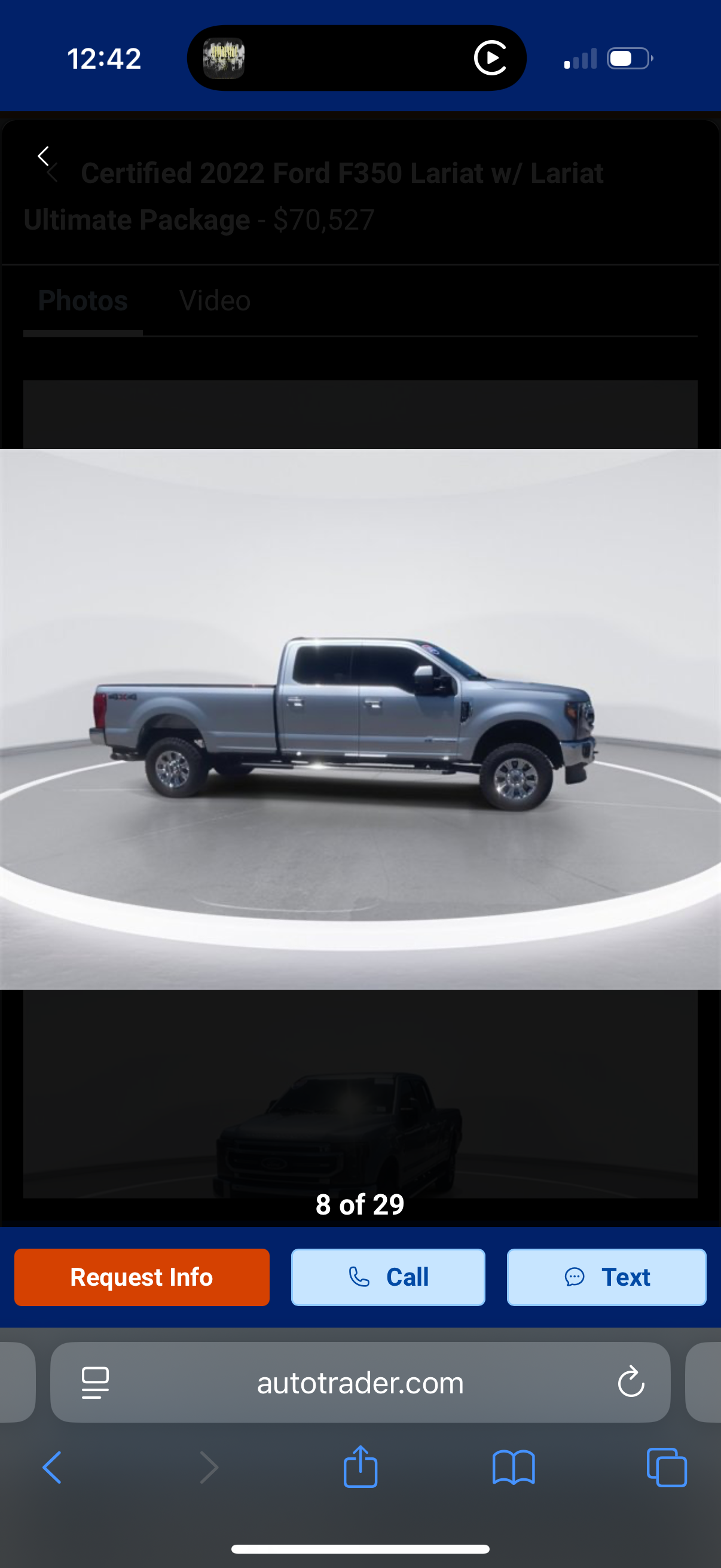 Used 2022 Ford F350 Lariat w/ Lariat Ultimate Package AWD/4WD image 15