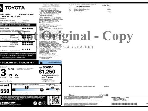 Used 2022 Toyota Highlander Platinum image 16