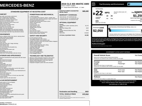 Used 2016 Mercedes-Benz CLS 400 4MATIC image 5