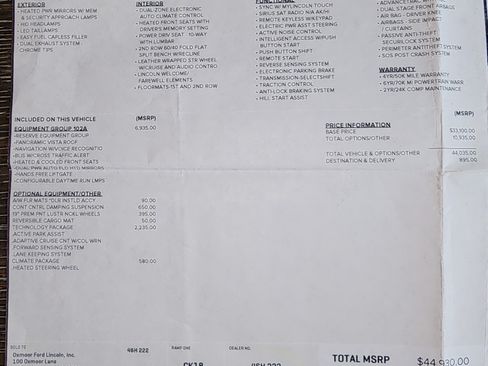 Used 2015 Lincoln MKC FWD w/ Equipment Group 102A Reserve image 18