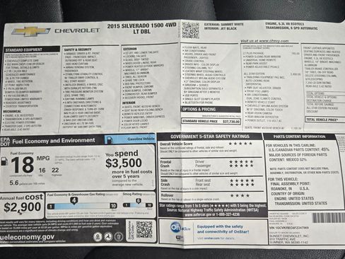 Used 2015 Chevrolet Silverado 1500 LT w/ All Star Edition image 10