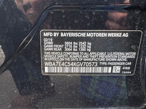 Used 2019 BMW 740i xDrive w/ Executive Package image 24