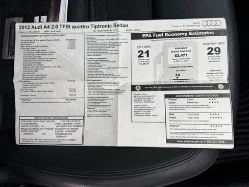 Used 2012 Audi A4 2.0T Prestige image 21