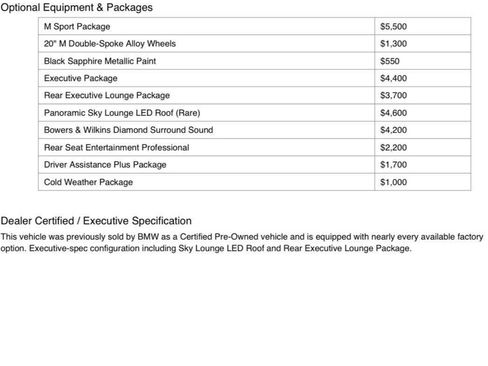 Used 2016 BMW 750i xDrive image 16