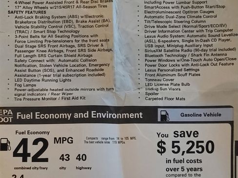 Used 2014 Lexus CT 200h image 12