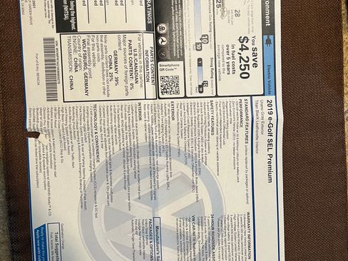 Used 2019 Volkswagen e-Golf SEL Premium image 28