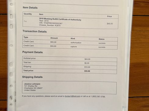 Used 2019 Ford Mustang Bullitt w/ Bullitt Electronics Package image 32