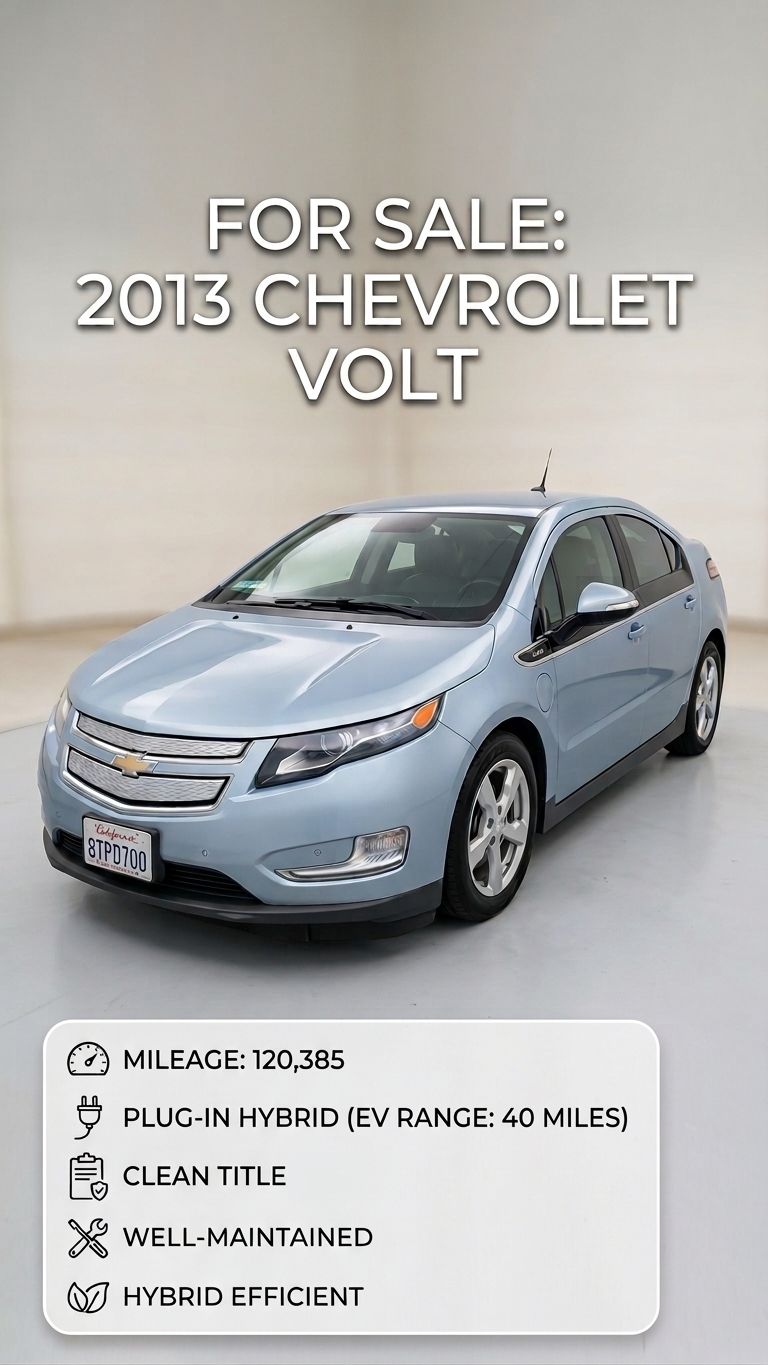 Used 2013 Chevrolet Volt FWD image 1