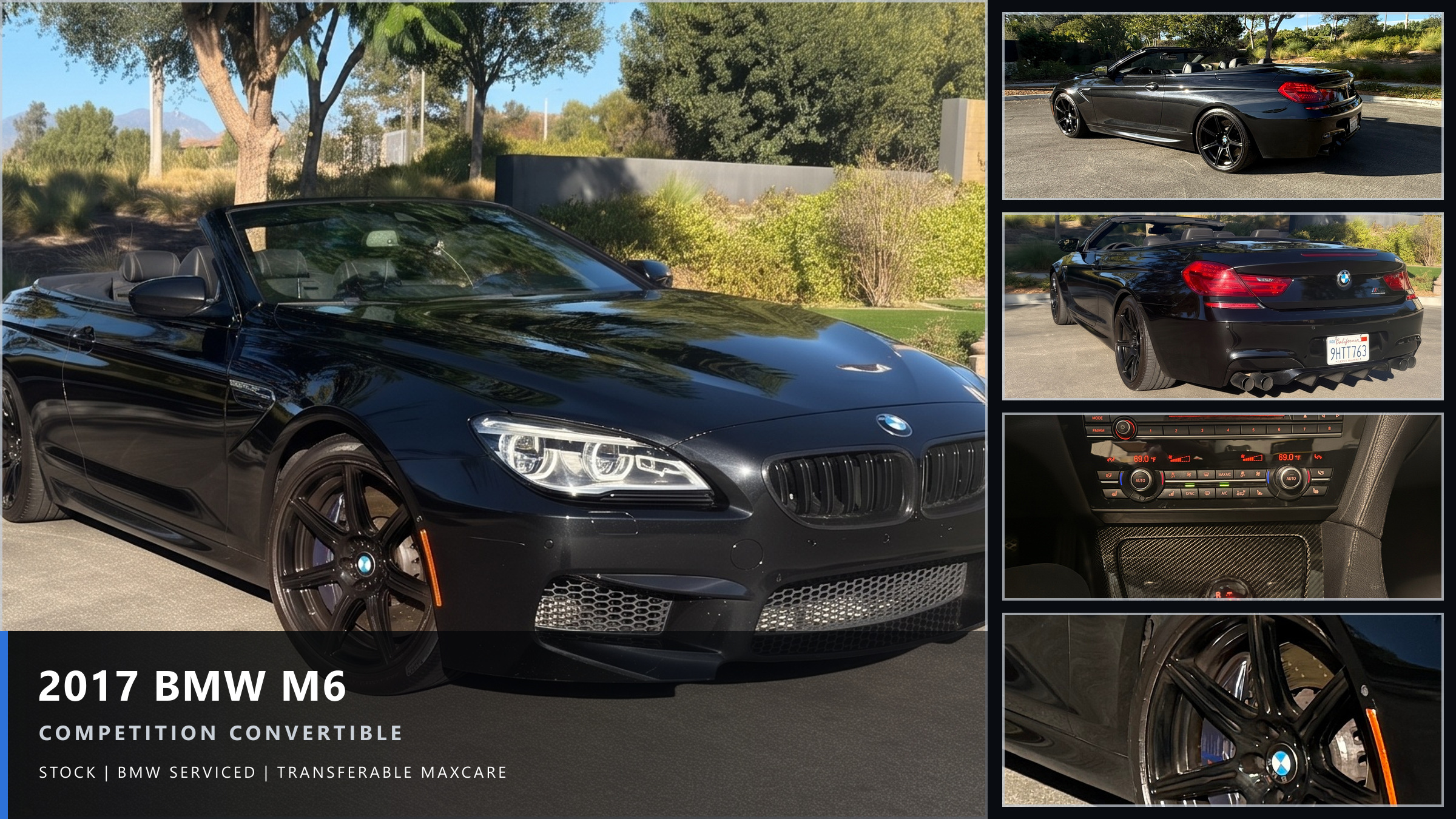 Used 2017 BMW M6 Convertible RWD image 6