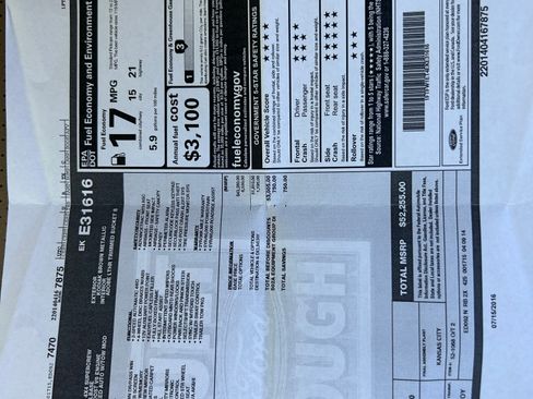 Used 2014 Ford F150 Lariat w/ Equipment Group 502A Luxury image 14