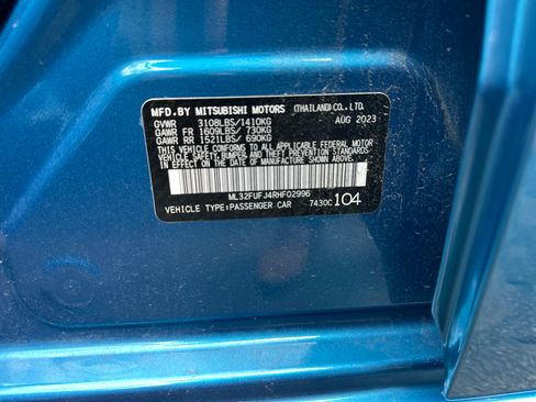 Used 2024 Mitsubishi Mirage G4 LE FWD image 32